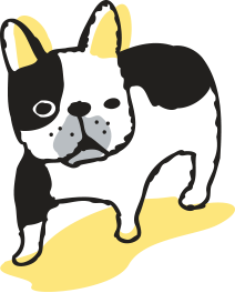 フレンチブルドッグイラスト